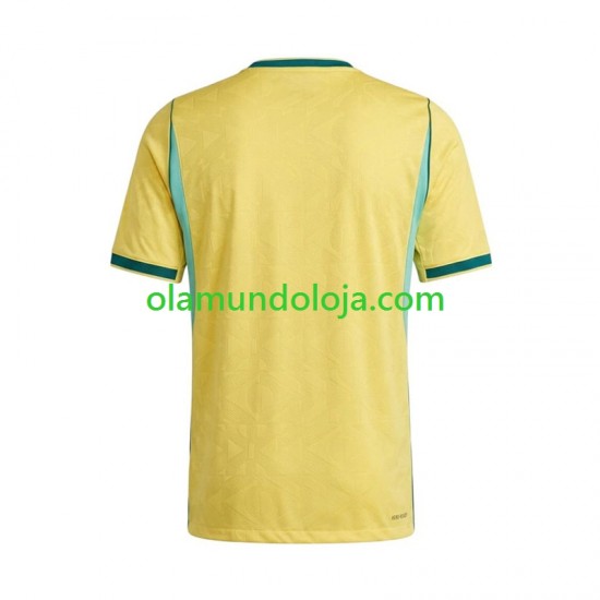 Camisola Brasil Homem Equipamento Primeiro Copa do Mundo 2026 Manga Curta